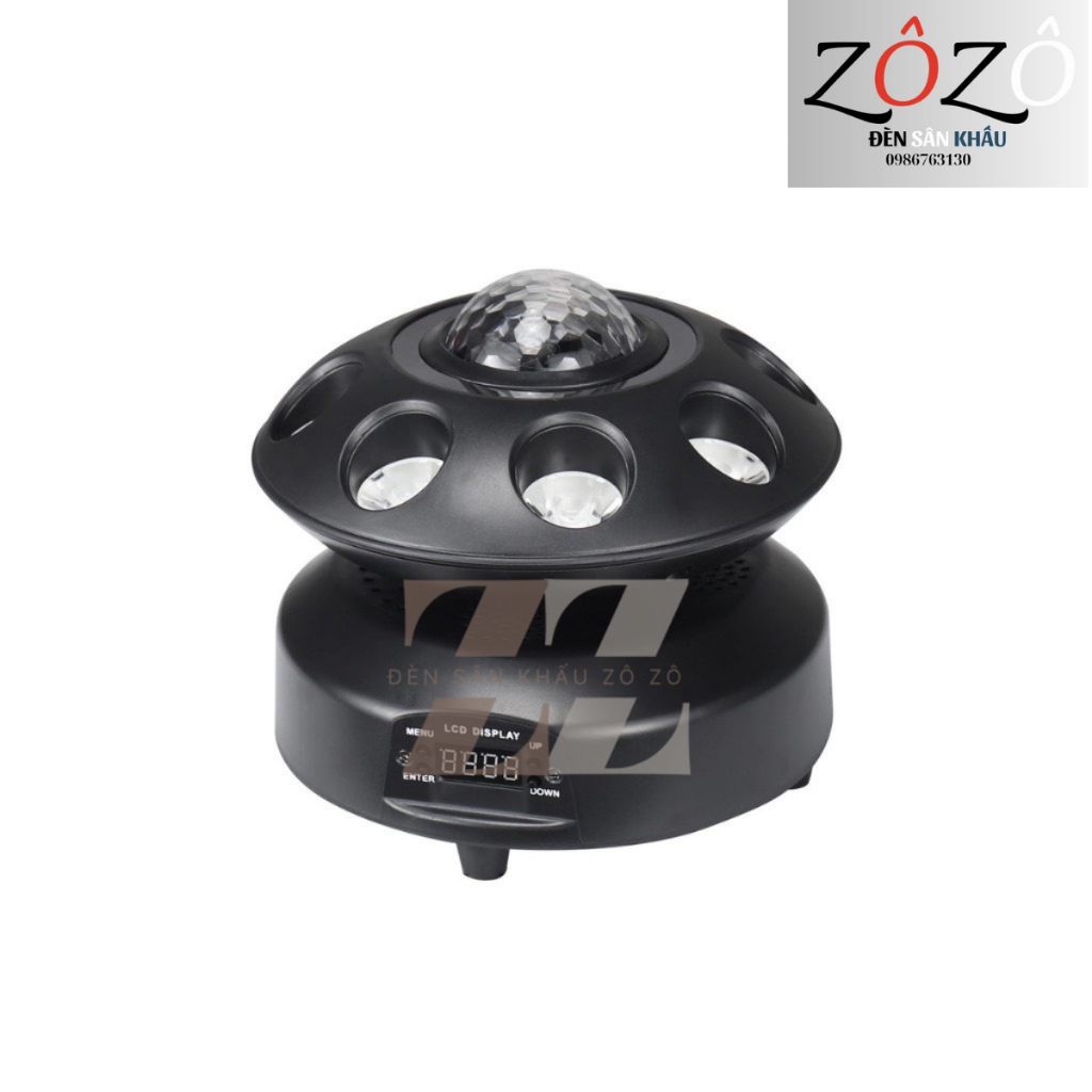 Đèn nấm đĩa bay UFO LED Disco 3in1
