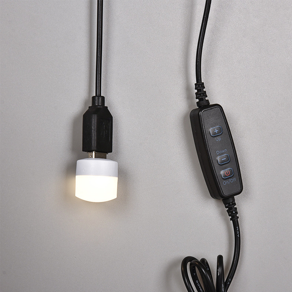 Đèn Led sáng cổng Micro USB / USB - 5V, dây cáp kim loại, cáp on off