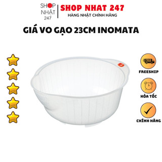 [Hỏa Tốc HN] Rổ vo gạo cao cấp 23cm Nội địa Nhật Bản