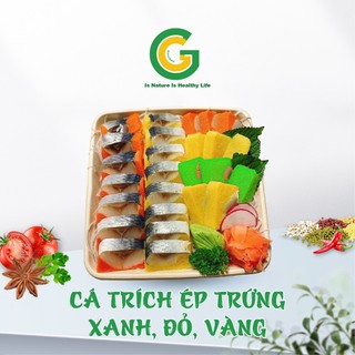 [Freeship HCM] Cá Trích Nhật Ép Trứng Xanh Vị Wasabi Nhập Khẩu Chuyên Dùng Sashimi & Sushi