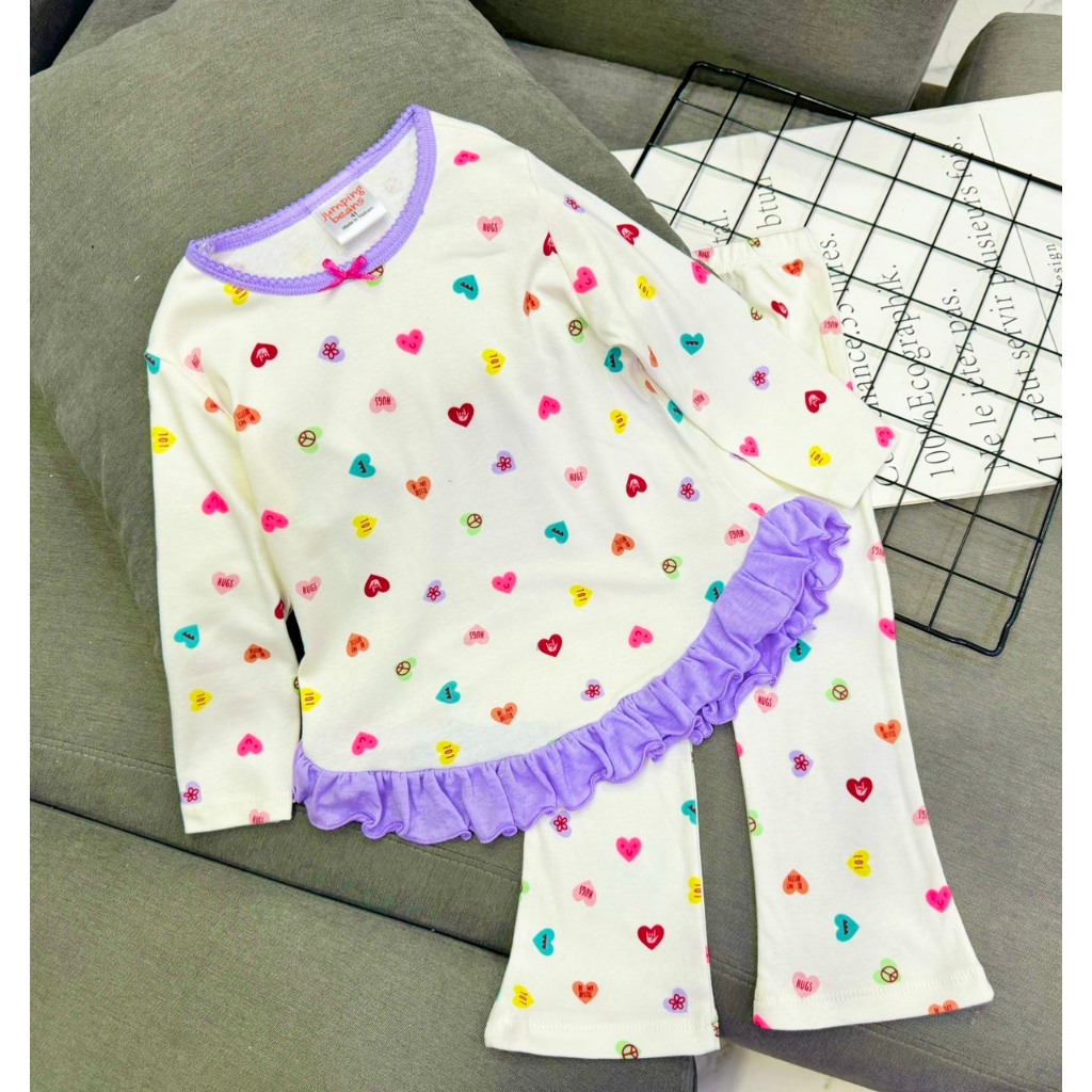 BỘ TAY DÀI QUẦN DÀI THU ĐÔNG BÁNH BÈO CHO BÉ GÁI SIZE NHÍ 10-23KG-QUẦN ÁO TRẺ EM-PIKAKIDS