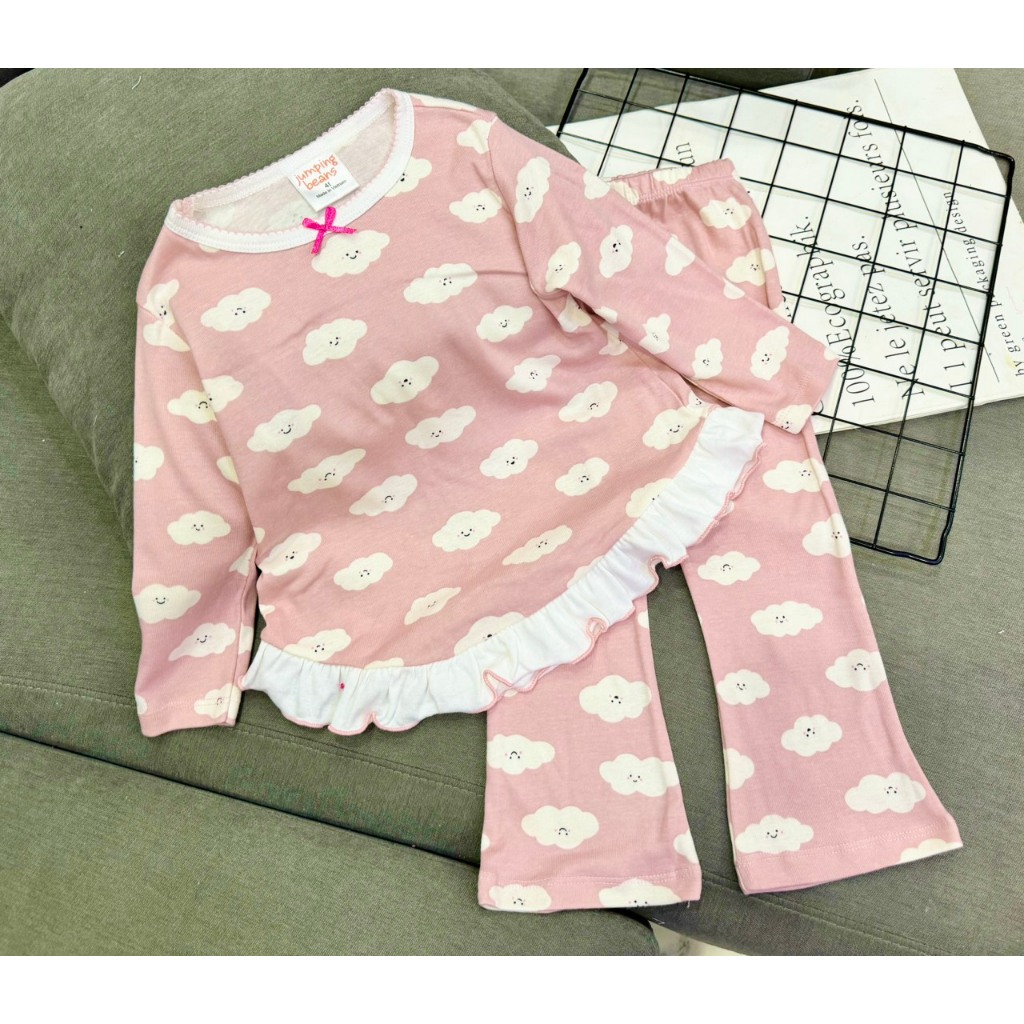 BỘ TAY DÀI QUẦN DÀI THU ĐÔNG BÁNH BÈO CHO BÉ GÁI SIZE NHÍ 10-23KG-QUẦN ÁO TRẺ EM-PIKAKIDS