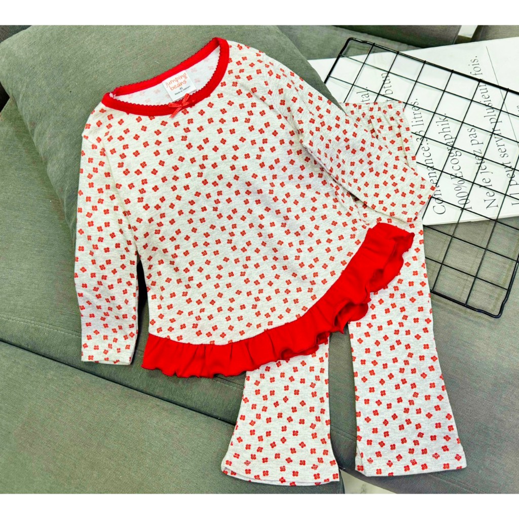 BỘ TAY DÀI QUẦN DÀI THU ĐÔNG BÁNH BÈO CHO BÉ GÁI SIZE NHÍ 10-23KG-QUẦN ÁO TRẺ EM-PIKAKIDS