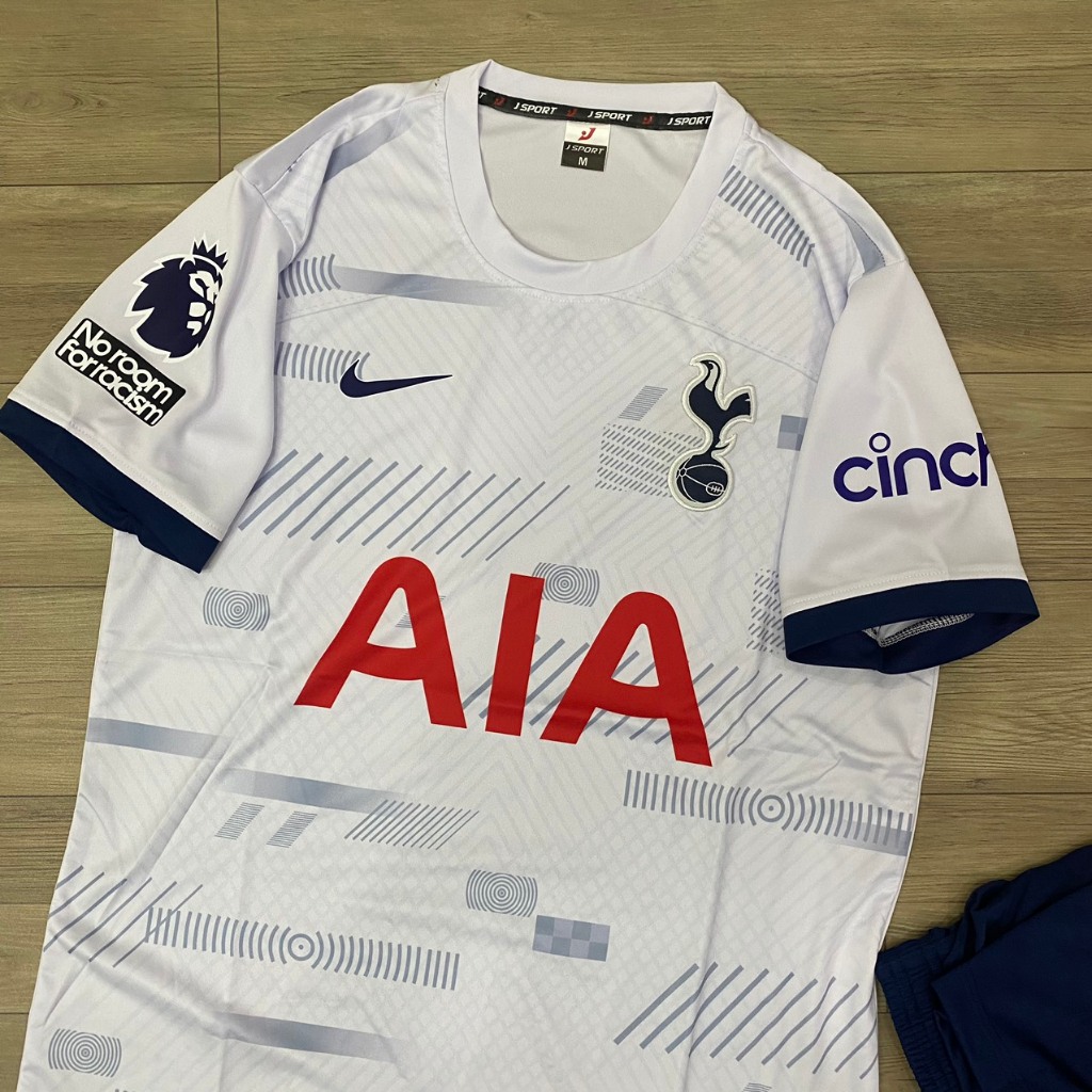 Bộ quần áo đá banh Tottenham trắng sân nhà 2024 FLG tay No Room