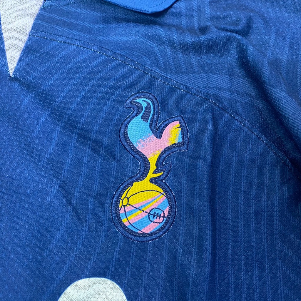 Bộ quần áo bóng đá Tottenham xanh đen  thun mà HD 2024-FLg No Room
