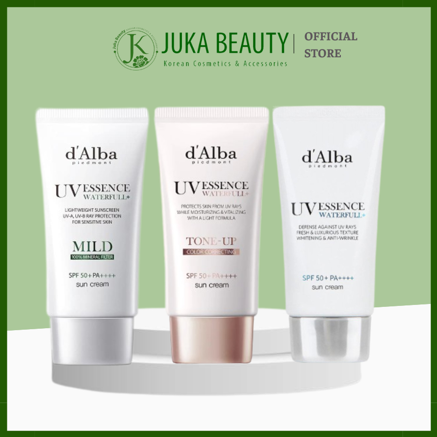 Kem chống nắng D'Alba Waterfull Essence / MILD / TONE UP Sun Cream SPF50+ PA++++ 50ml