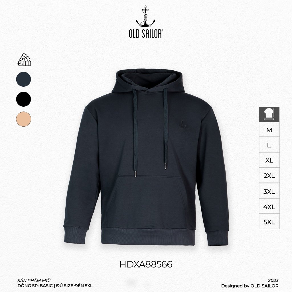 Áo hoodie Old Sailor - 88566  Big size upto 5XL