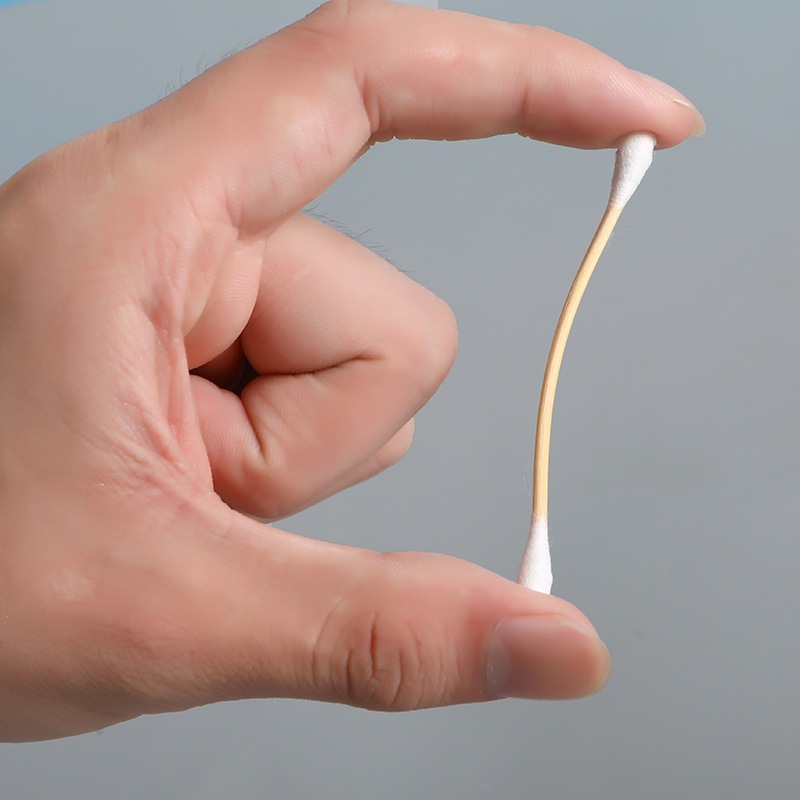 Hộp 500 Cây Tăm bông Ráy Tai Cotton Swabs, Set 500 Tăm Bông Ráy Tai 2 Đầu Tiện Lợi, An Toàn Vệ Sinh Thấm Hút Tốt