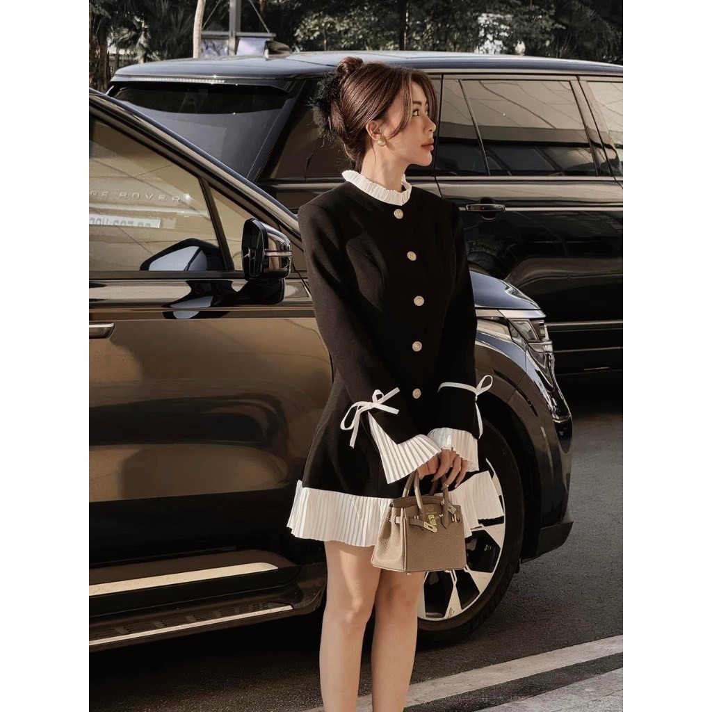 SÉT THIẾT KẾ TAY LOE THẮT NƠ KÈM QUẦN SOOC - SV59