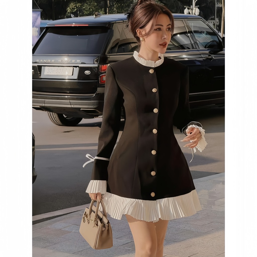 SÉT THIẾT KẾ TAY LOE THẮT NƠ KÈM QUẦN SOOC - SV59