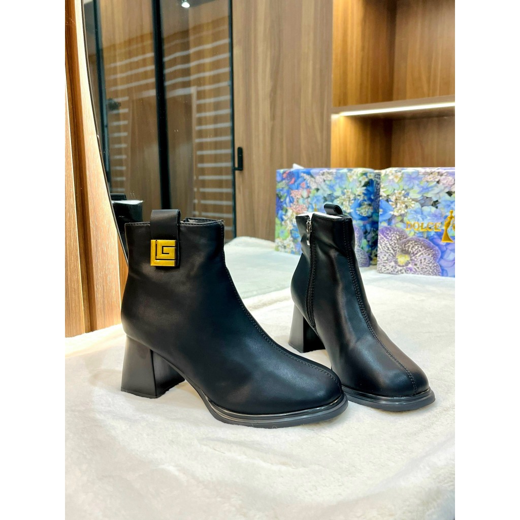 Giày boot nữ cổ thấp 10181