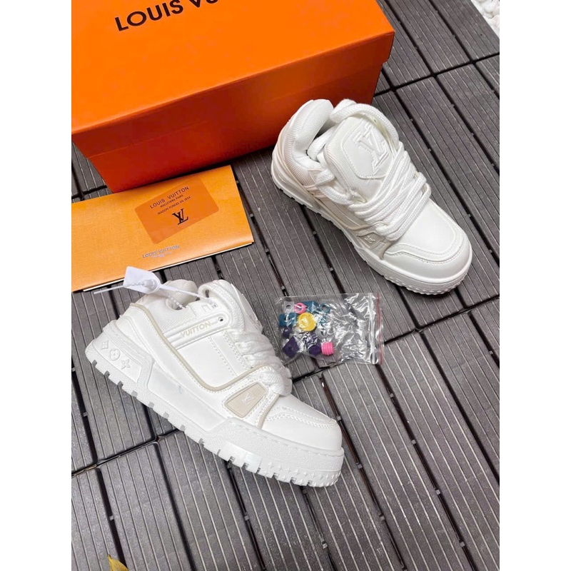 Giầy nam nữ LV maxi trainer xanh đen chất đẹp Fullbox