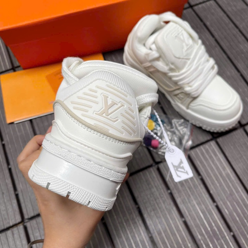 Giầy nam nữ LV maxi trainer xanh đen chất đẹp Fullbox