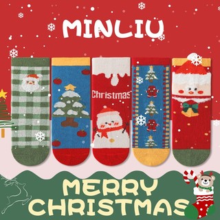  Vớ Đỏ Cho Bé Tất Cho Bé Set 5 Tất Chân Cho Bé Gái Bé Trai Tất Giáng Sinh Tất Đỏ May Mắn   Merry Christmas  