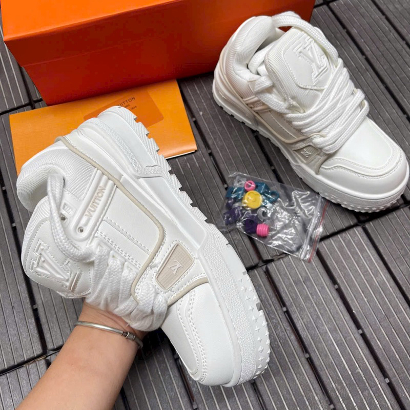 Giầy nam nữ LV maxi trainer xanh đen chất đẹp Fullbox