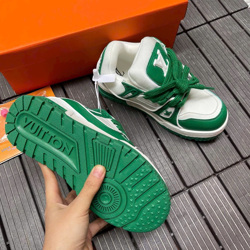 Giầy nam nữ LV maxi trainer xanh đen chất đẹp Fullbox