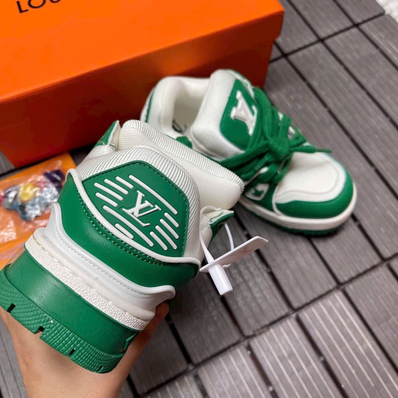 Giầy nam nữ LV maxi trainer xanh đen chất đẹp Fullbox
