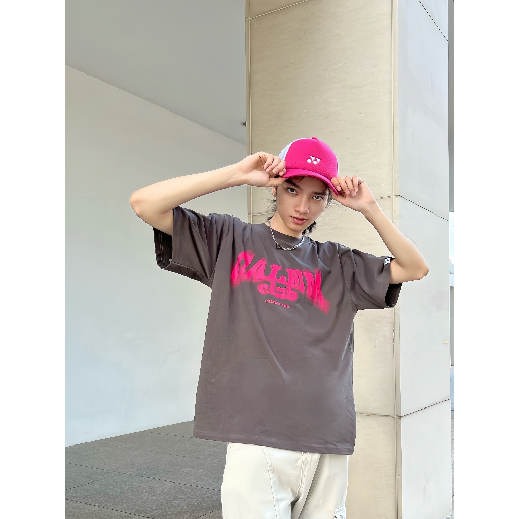 Áo phông tay lỡ - Áo thun BLURRY in charm chất cotton form rộng unisex brand Calem Club