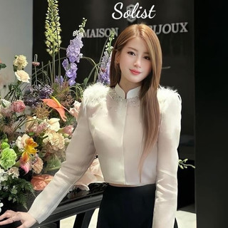 ÁO TƠ ĐÍNH ĐÁ CỔ TRỤ CAO CẤP
