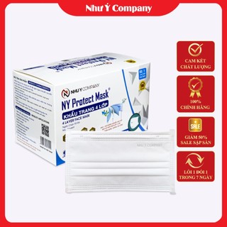 Khẩu trang y tế 4 lớp màu trắng - Ny Protect Mask - Như Ý Company