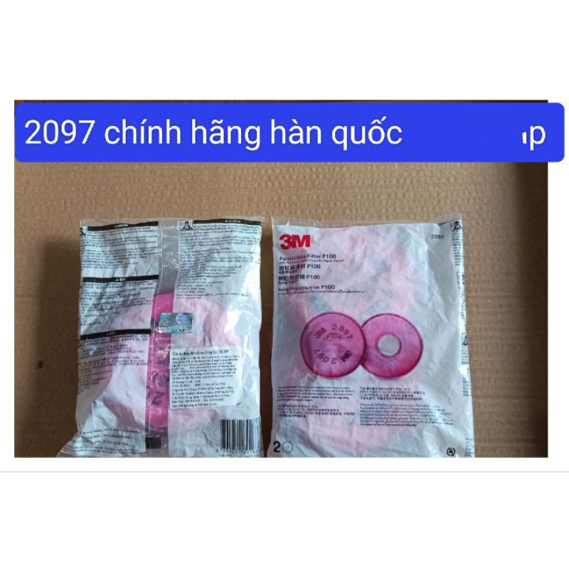 Pin lọc bụi 3M 2097 dùng cho mặt nạ 7501,7502,6200,6800,..