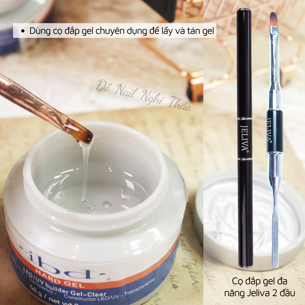 Gel đắp móng IBD không nóng JELIVA 56g