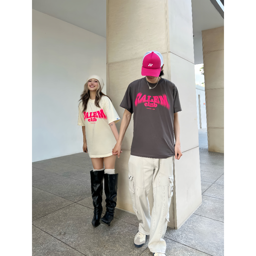 Áo phông tay lỡ - Áo thun BLURRY in charm chất cotton form rộng unisex brand Calem Club