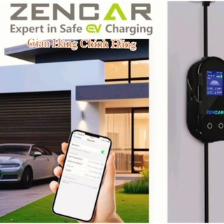 New model 2023-bộ sạc zencar 16a 11kw 380v loại 2 evse 3 phases cho xe ô tô điện vinfast, audi, vovol, merceder...