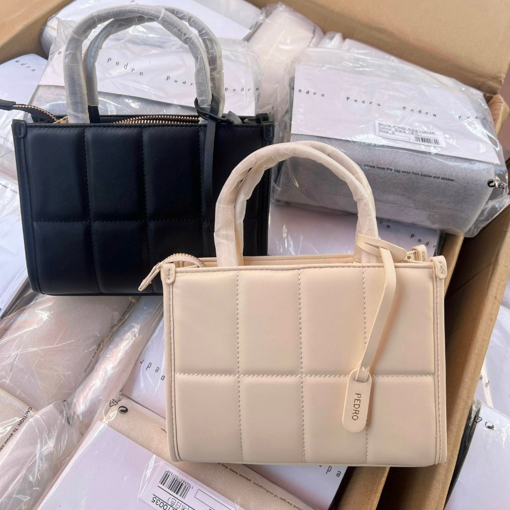 Túi xách nữ, túi đeo chéo pê rô size 20 dáng hộp - Zeni.store