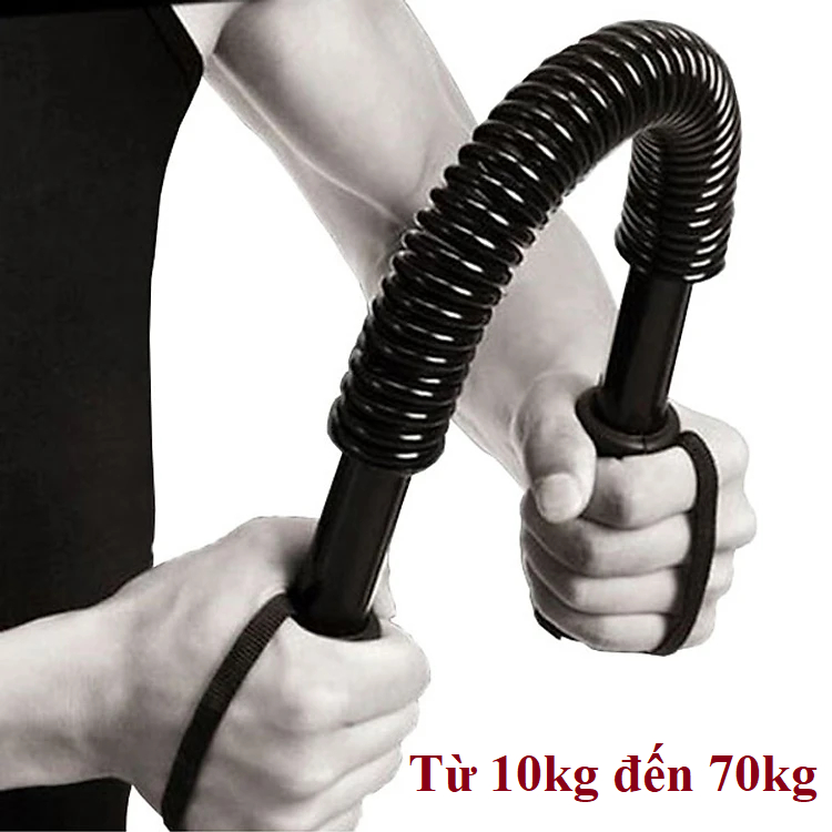 Gậy Bẻ Tập Cơ Tay Gậy Lò Xo Lực 20kg,25kg,30Kg,40kg,50kg,60kg