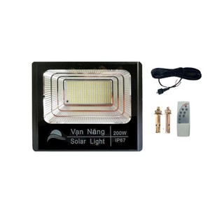 CHỈ ĐÈN PHA NĂNG LƯỢNG MẶT TRỜI 25W 40W 60W 100W 200W KHÔNG TẤM SOLAR (KÈM REMOTE + DÂY)