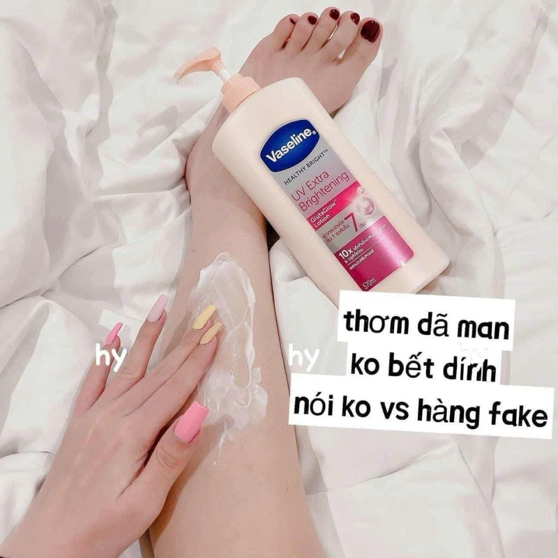 Dưỡng thể trắng da Vaseline Healthy white 10x Thái lan mẫu mới