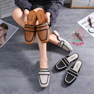 Sục nhựa đi mưa thời trang chống trơn trượt họa tiết sọc DÍCH DẮC mới MSPV010