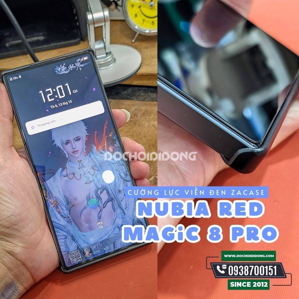 Cường lực màn hình trong suốt Nubia Red Magic 7 / 7 Pro / 8 Pro / 8 Pro Plus Zacase All Clear Super Glass