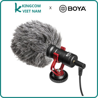 BOYA BY- MM1 - Mic Thu Âm Cổng 3.5mm Cho Điện Thoại & Máy Ảnh DLSR - Hàng Chính Hãng / Bảo Hành 2 Năm