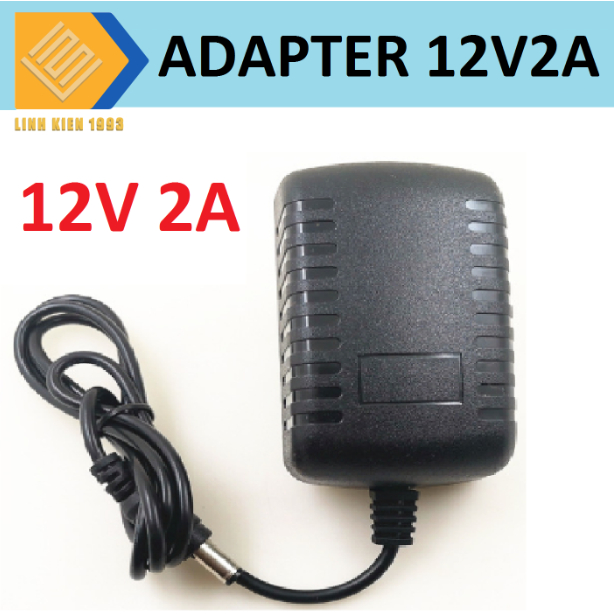 Nguồn adapter 12V 2A nguồn 12VDC jack cắm 5.5x2.1mm