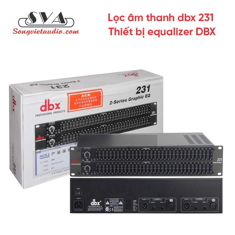 Lọc âm thanh dbx 231 215, thiết bị equalizer DBX