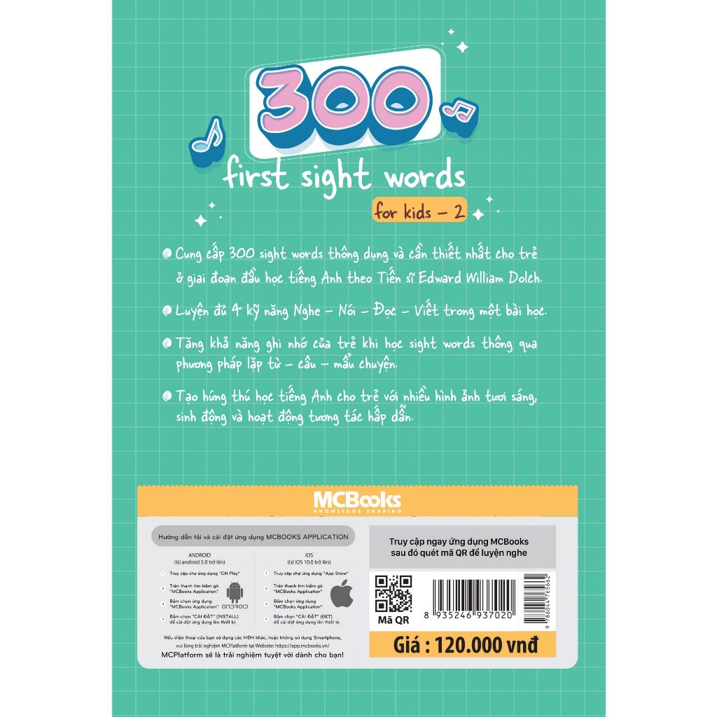 Sách - 300 First sight words for kid - 2