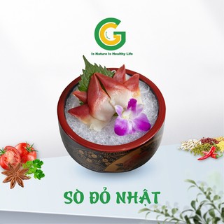 [Freeship HCM] Sò Đỏ Nhật Hokkigai Nhập Khẩu Green Good Chuyên Sushi, Sashimi 1kg