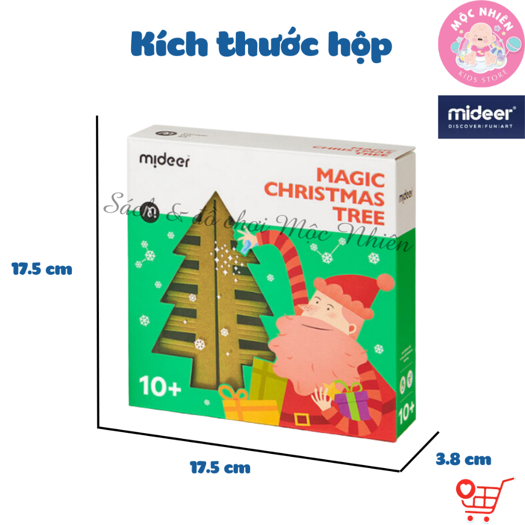 Cây thông Noel Mini để bàn phủ tuyết tự nở thần kỳ Magic Christmas Tree - quà Giáng sinh 2023 cho bé