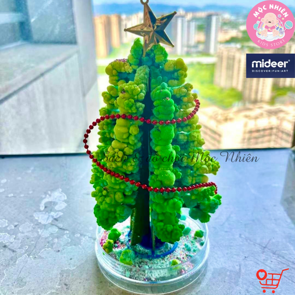 Cây thông Noel Mini để bàn phủ tuyết tự nở thần kỳ Magic Christmas Tree - quà Giáng sinh 2023 cho bé