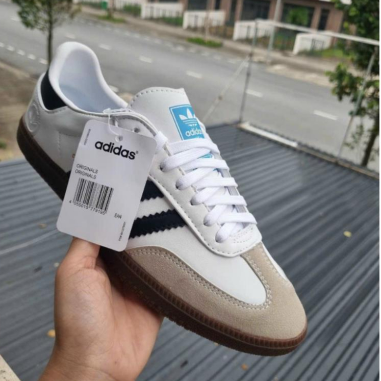 Giày Adidas Samba Classic White , Giày adidas , giày Samba bản cao cấp Trung full phụ kiện