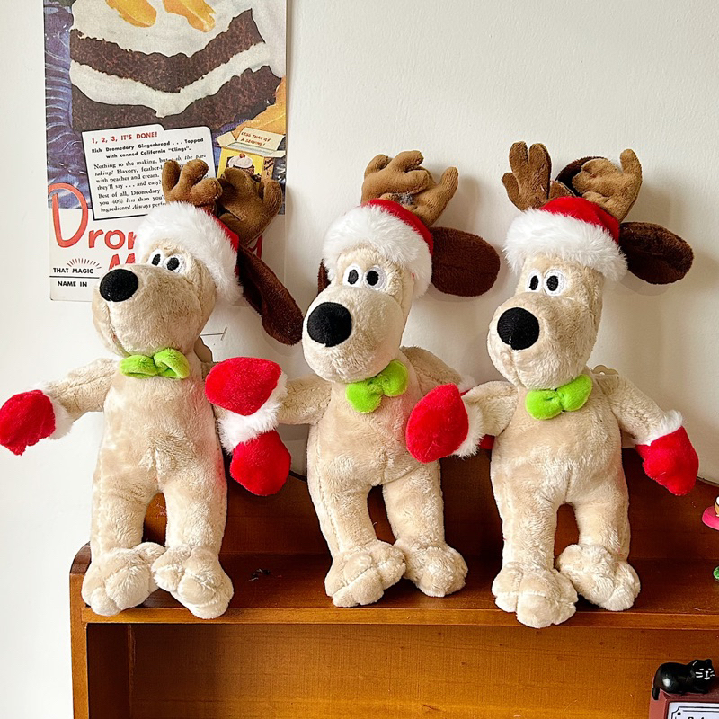Chó nhồi bông Gromit giáng sinh decor
