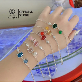 Lắc tay hồ ly đá đủ màu bta HHJ