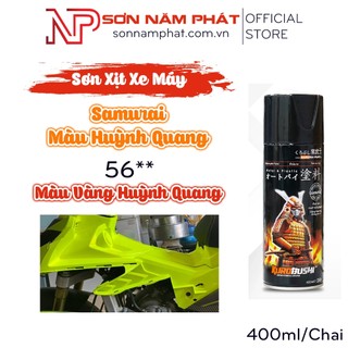 Sơn xịt samurai màu vàng huỳnh quang 56**