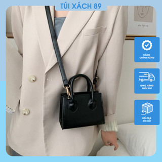 Túi xách nữ đeo chéo size 18 sang trọng, Túi đeo chéo nữ kèm 2 quai chất da mềm tiện lợi