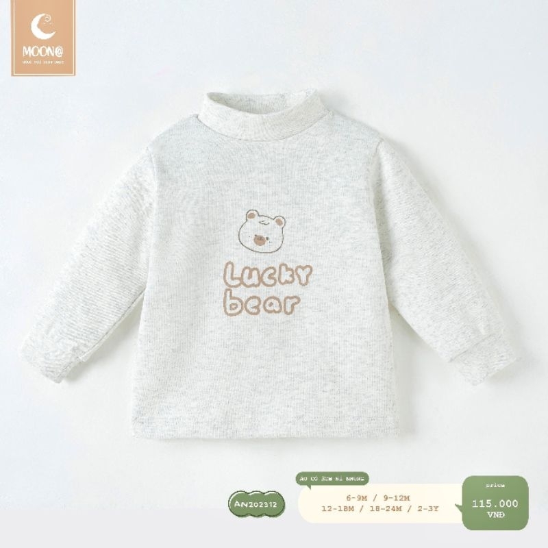 Moon_ Áo giữ nhiệt chất nỉ Moon cho bé