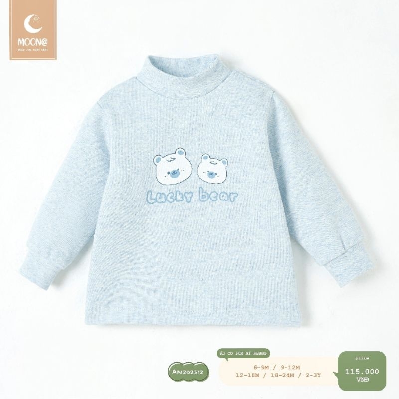 Moon_ Áo giữ nhiệt chất nỉ Moon cho bé