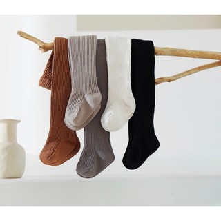 Quần tất cotton gân, quần tất len co giãn tốt cho bé