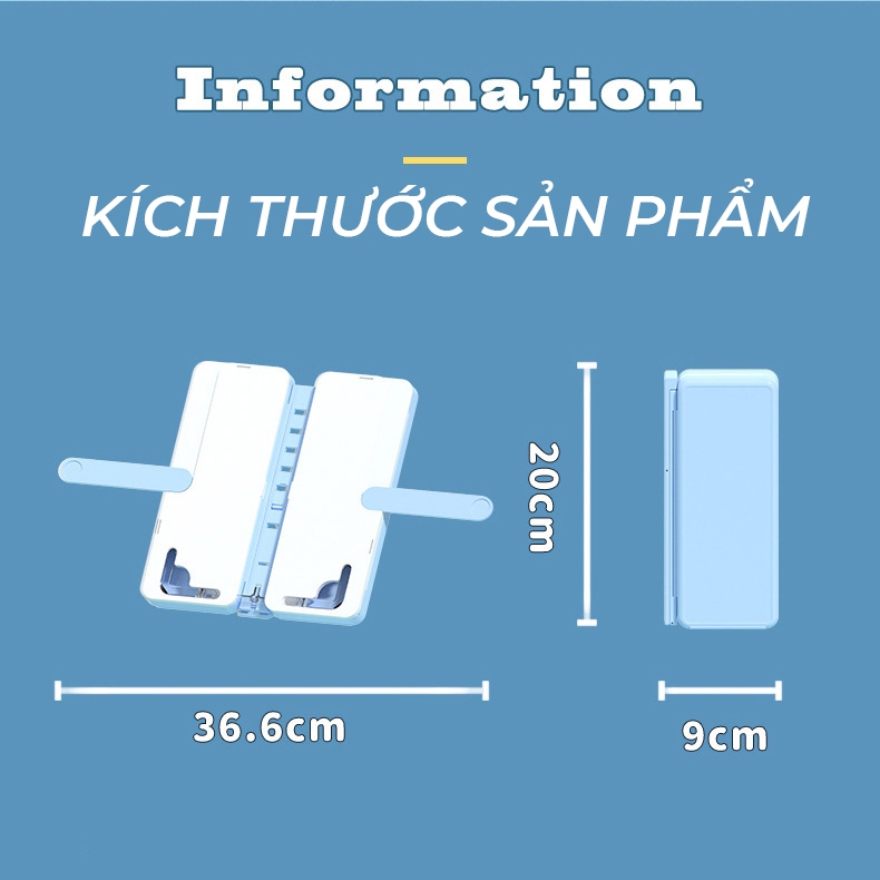 Hộp Bút Đa Năng 3in1 Kiêm Giá Đỡ Sách, Bảng Viết Cho Bé - Hộp Đựng Đồ Dùng Học Tập Tặng Kèm Khăn Lau, 2 Bút Dạ, Sticker